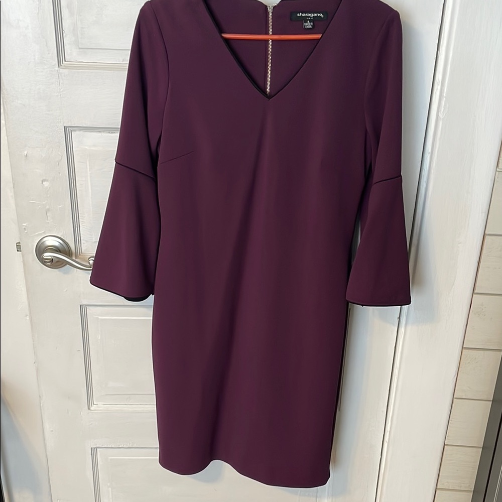 Sharagano Size 6  Women's Plum Dress